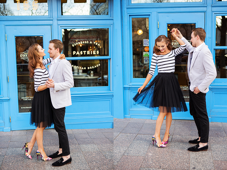 Paris - Chic - Downtown Salt Lake - Engagement Outfits - Wedding photography - Ashley DeHart Photography