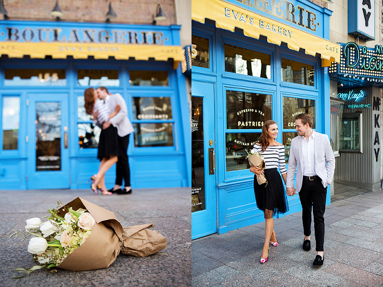 Paris - Chic - Downtown Salt Lake - Engagement Outfits - Wedding photography - Ashley DeHart Photography