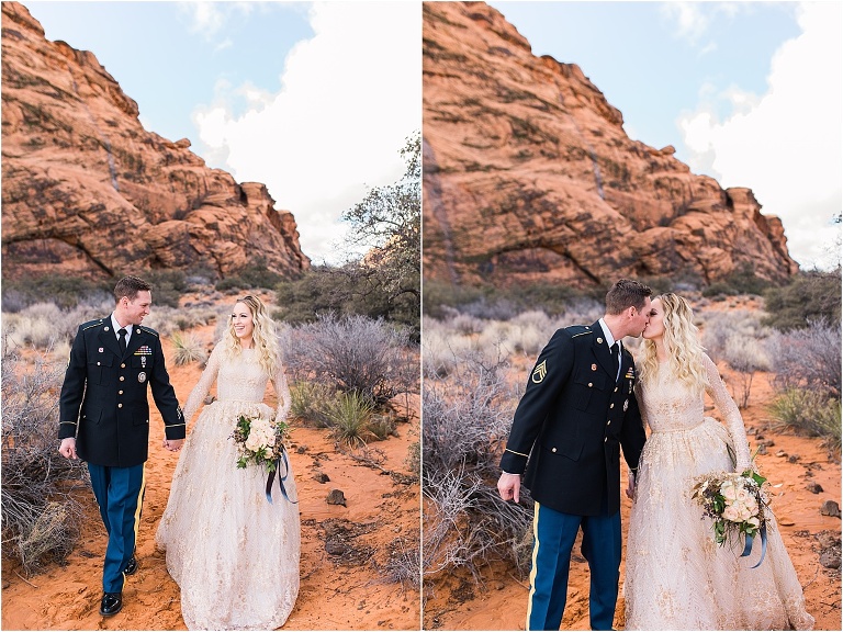 Snow Canyon | Ashley DeHart Photography | Utah Wedding Photographer