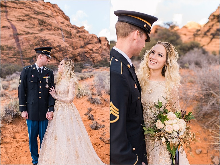 Snow Canyon | Ashley DeHart Photography | Utah Wedding Photographer