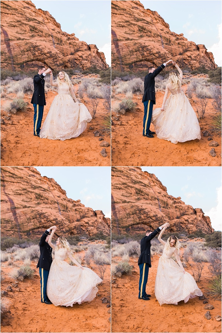 Snow Canyon | Ashley DeHart Photography | Utah Wedding Photographer