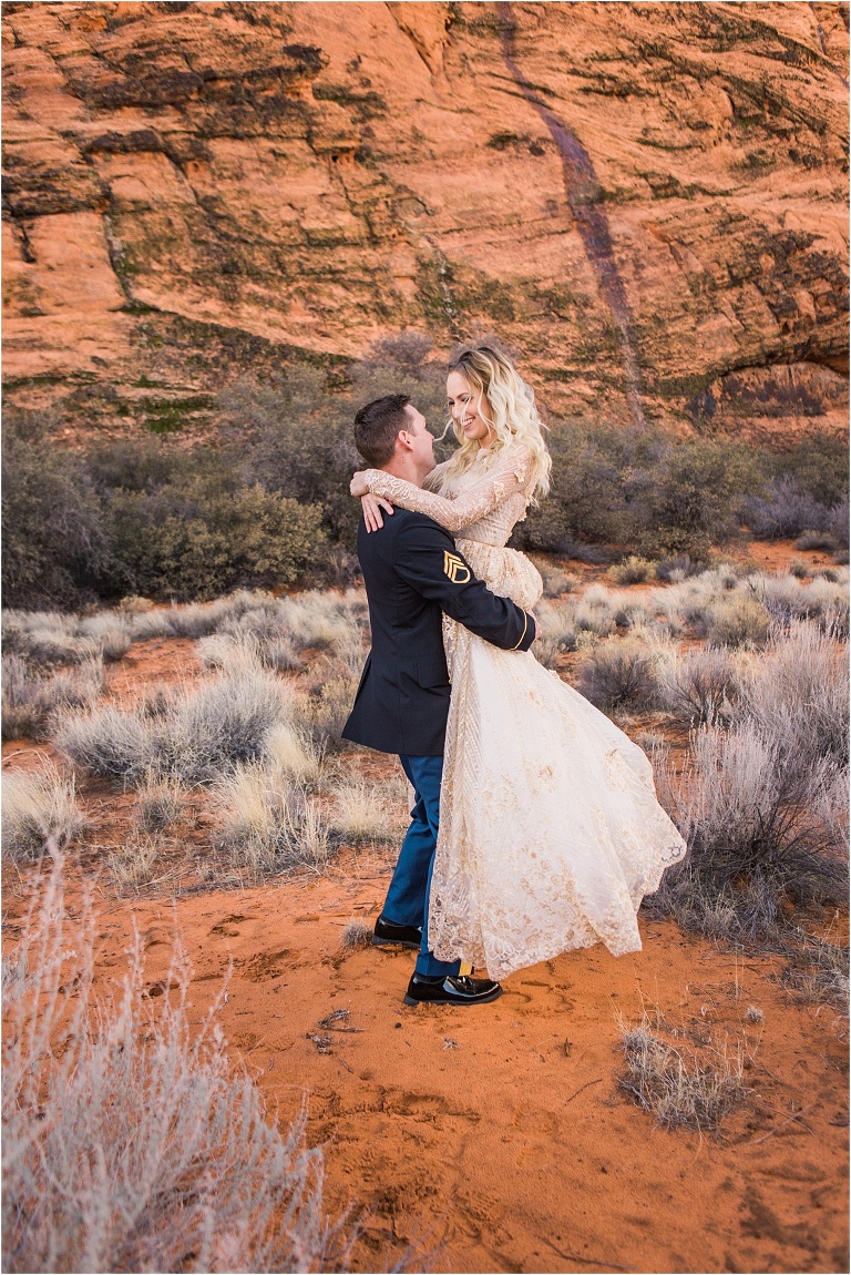 Snow Canyon | Ashley DeHart Photography | Utah Wedding Photographer