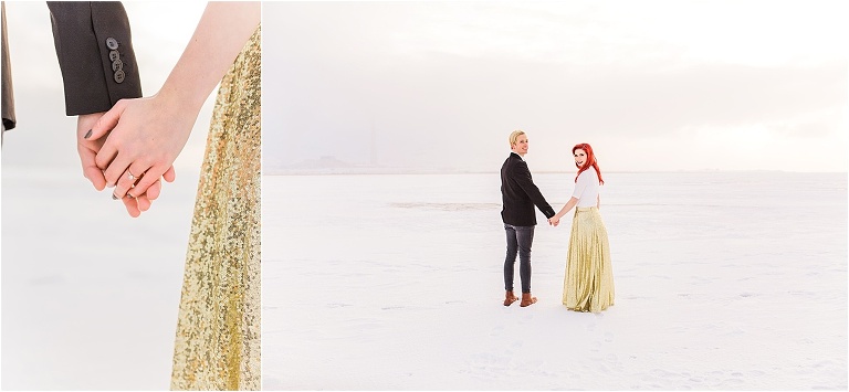 Utah Wedding Photographer | Engagements | Engaged | Saltair 