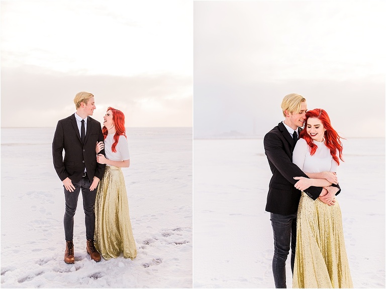 Utah Wedding Photographer | Engagements | Engaged | Saltair 