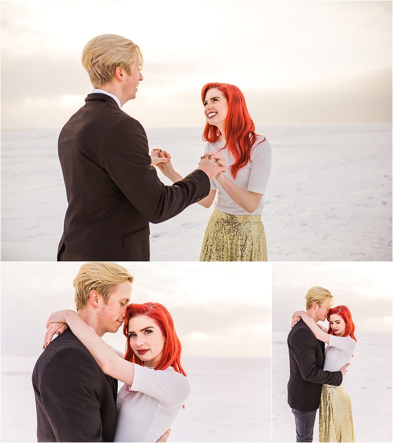 Utah Wedding Photographer | Engagements | Engaged | Saltair 