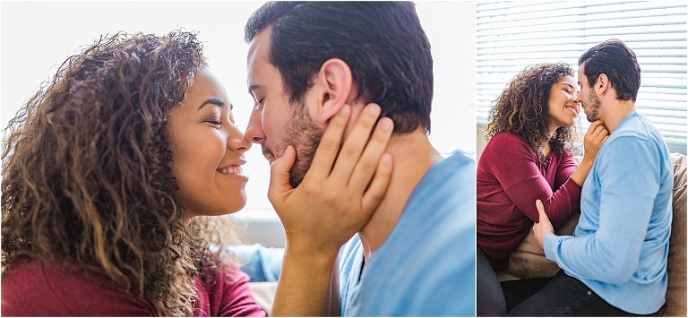 lifestyle in-home session, relaxed at home, utah photographer, couples session