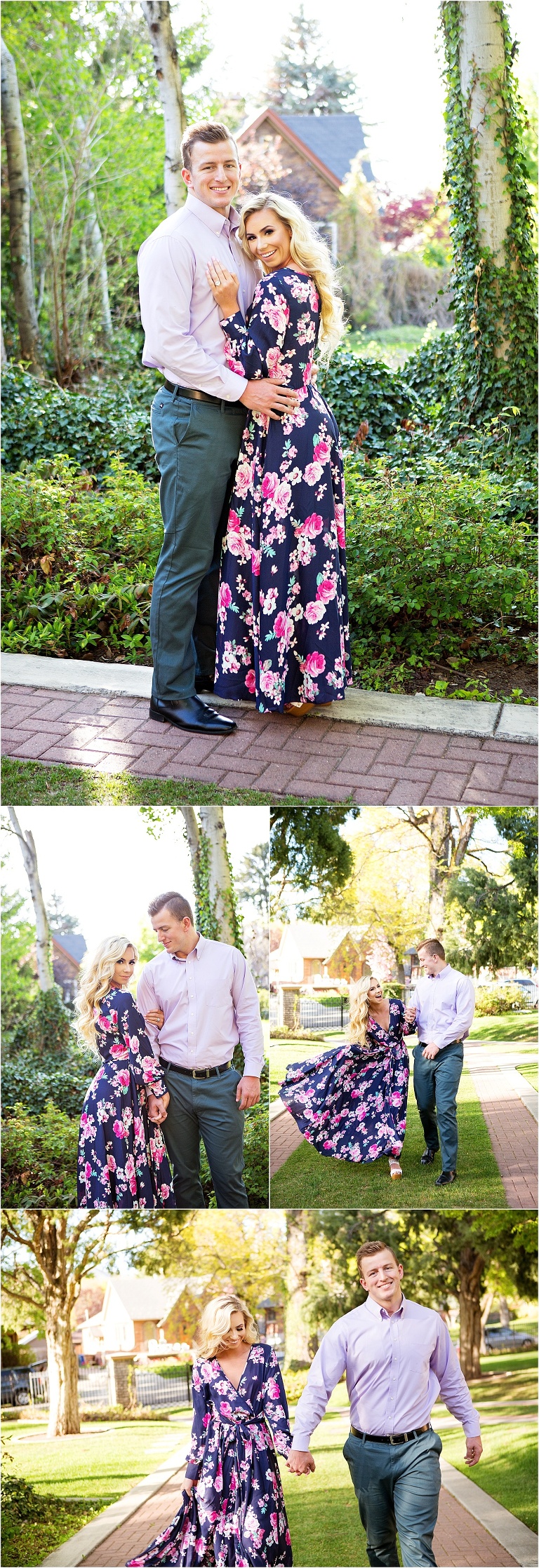 Salt Lake City Engagements | Utah Wedding Photographer | Garden Park Ward