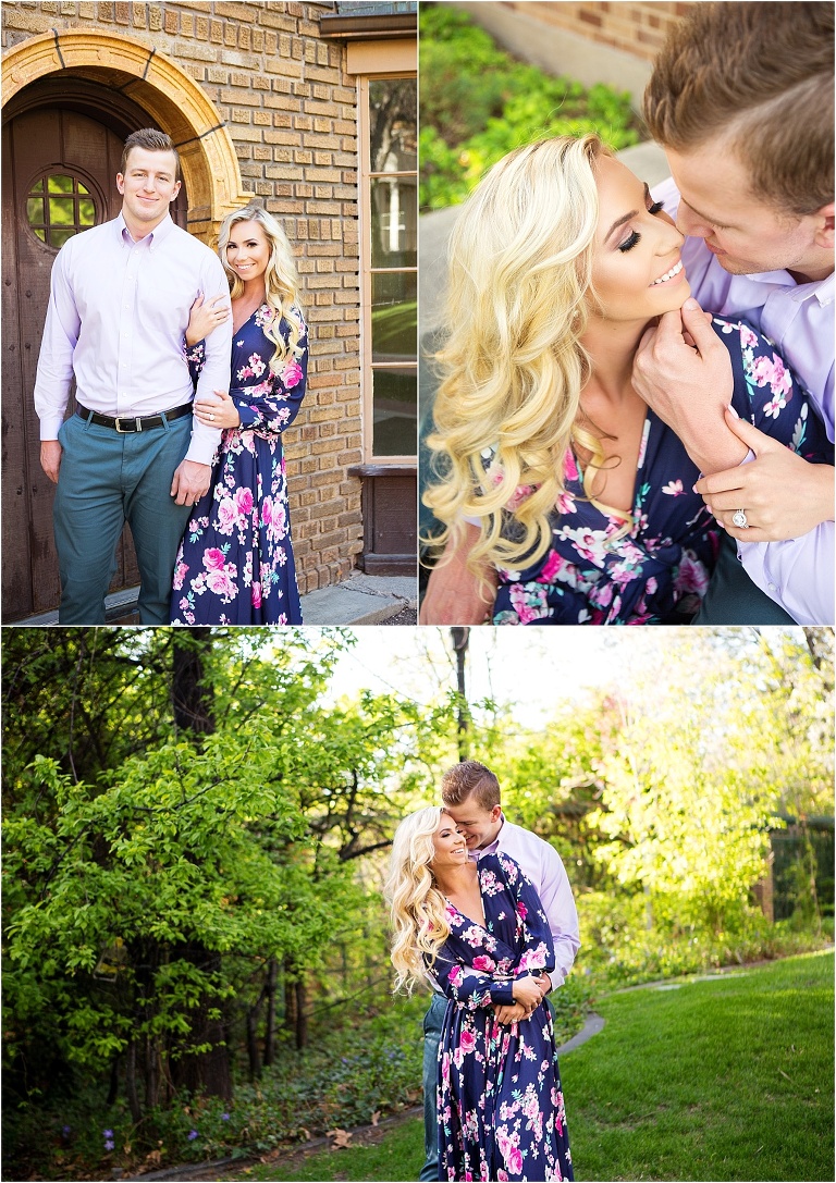 Salt Lake City Engagements | Utah Wedding Photographer | Garden Park Ward