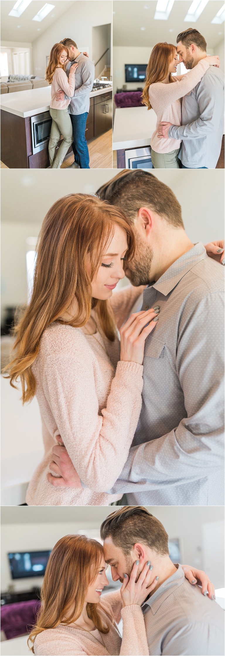 Salt Lake City Couples Session | In-home Lifestyle Photography, Utah