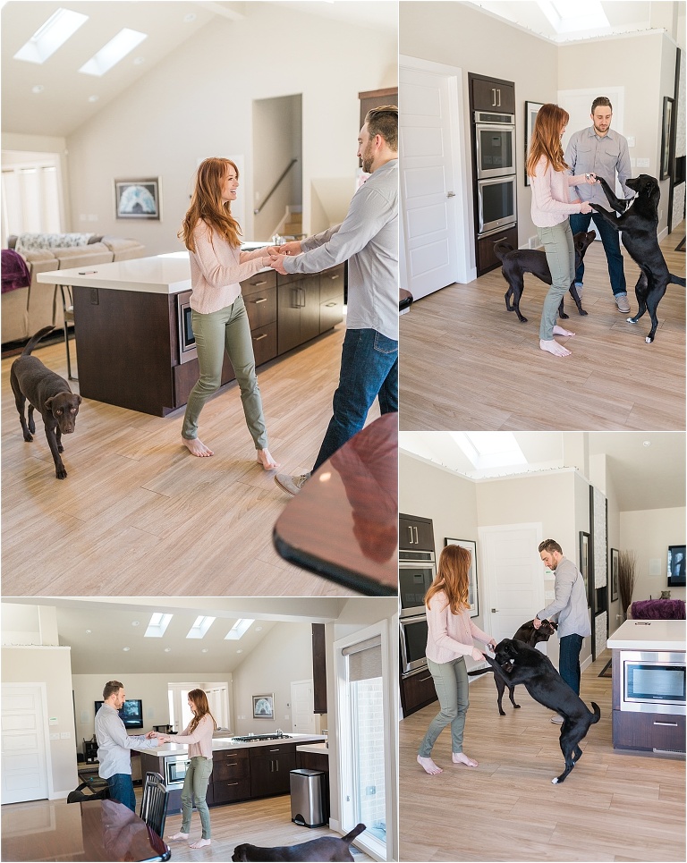 Salt Lake City Couples Session | In-home Lifestyle Photography, Utah