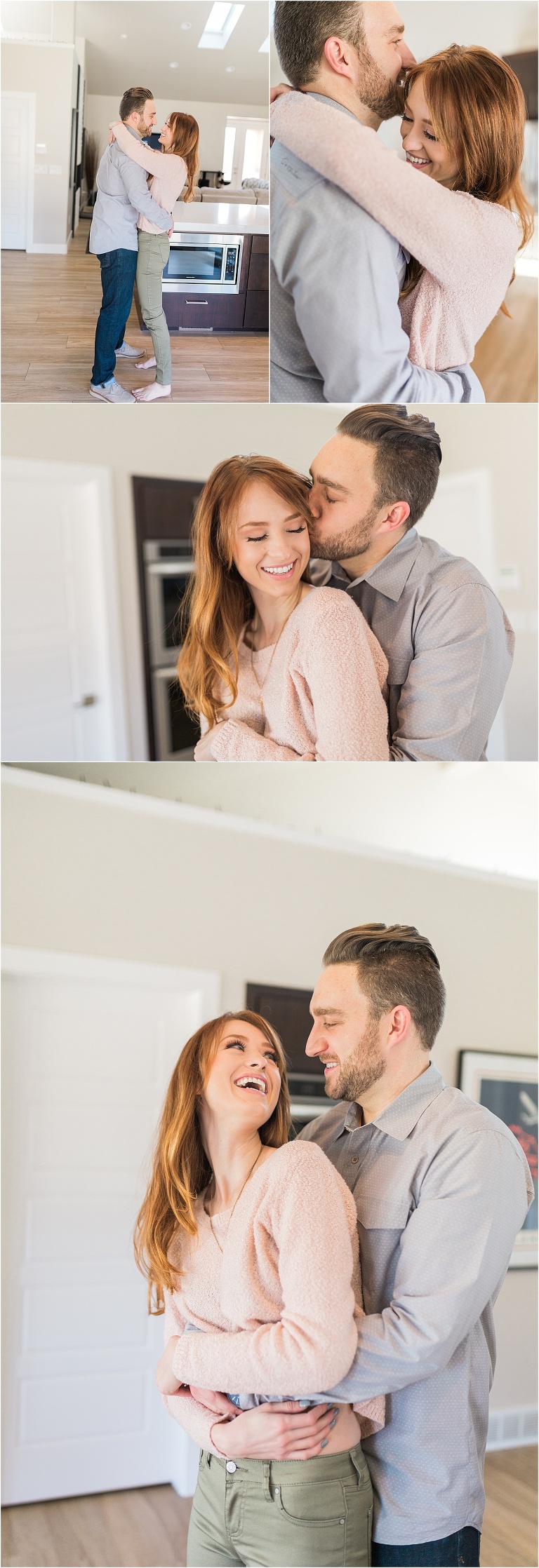 Salt Lake City Couples Session | In-home Lifestyle Photography, Utah