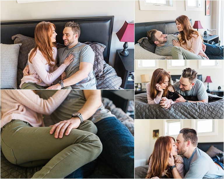 Salt Lake City Couples Session | In-home Lifestyle Photography, Utah