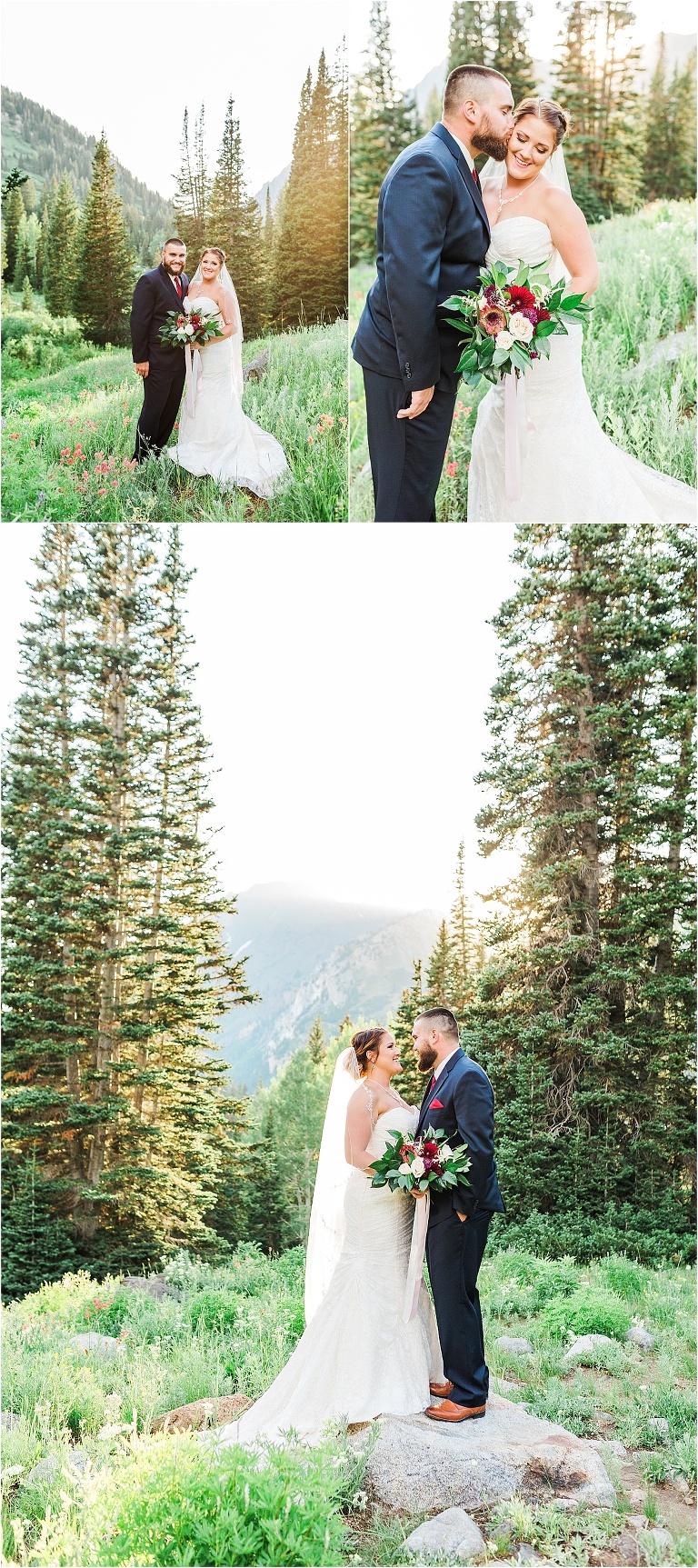Albion Basin Formal Bridal Session, Little Cottonwood Canyon, Utah Wedding Photographer Ashley DeHart