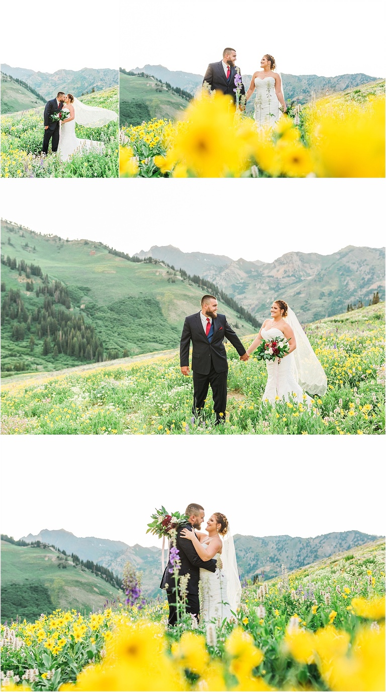 Albion Basin Formal Bridal Session, Little Cottonwood Canyon, Utah Wedding Photographer Ashley DeHart