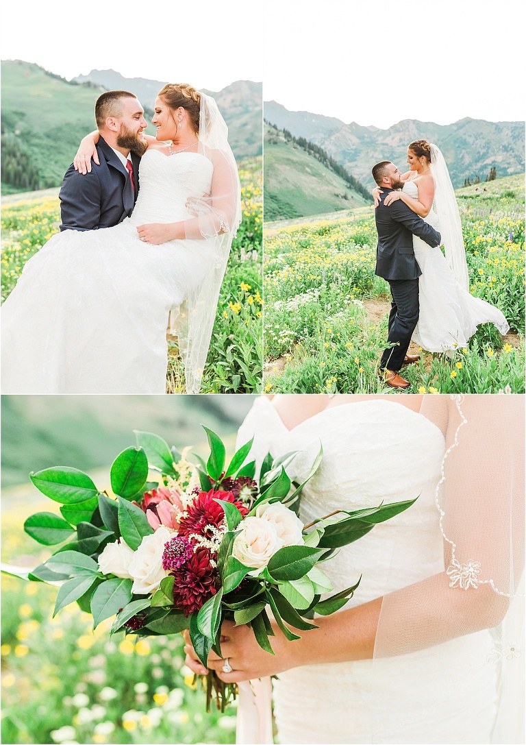 Albion Basin Formal Bridal Session, Little Cottonwood Canyon, Utah Wedding Photographer Ashley DeHart