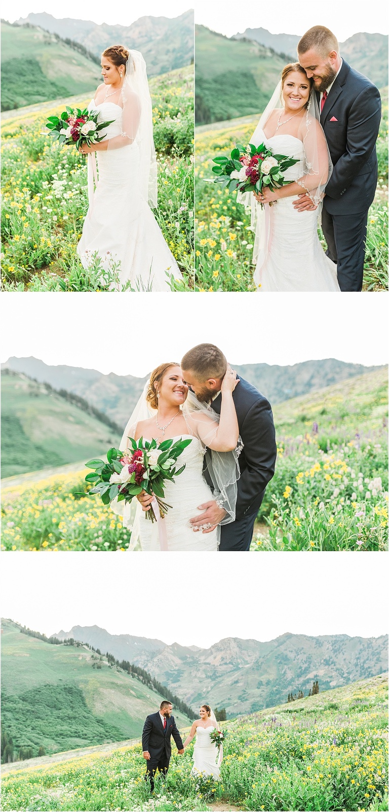 Albion Basin Formal Bridal Session, Little Cottonwood Canyon, Utah Wedding Photographer Ashley DeHart