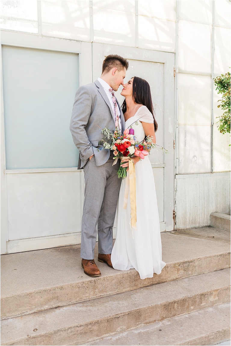 Formal session in Salt Lake City, Utah at Liberty Park | Utah Wedding Photographer