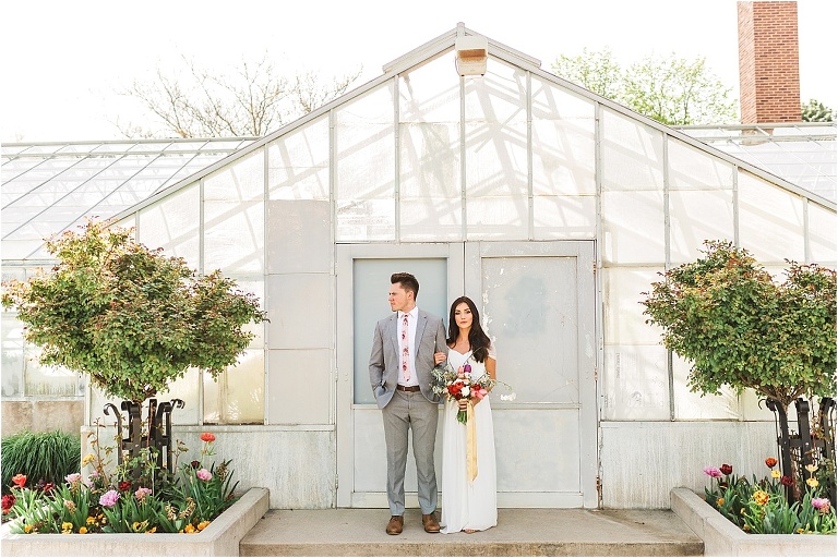 Formal session in Salt Lake City, Utah at Liberty Park | Utah Wedding Photographer