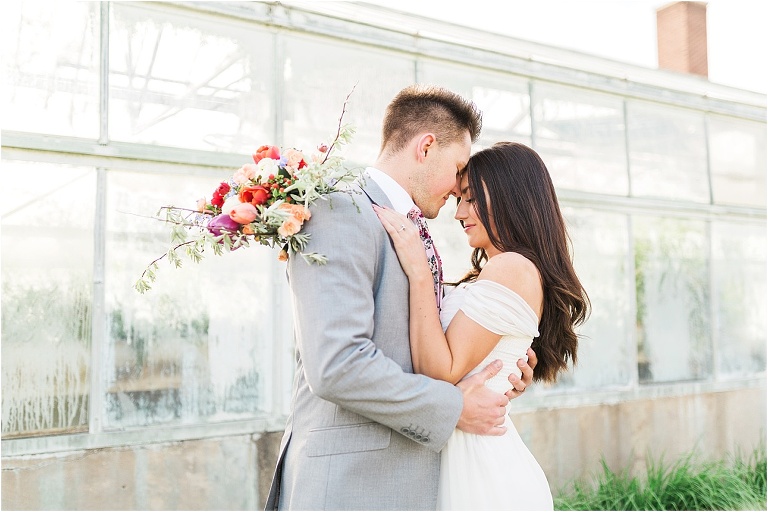 Formal session in Salt Lake City, Utah at Liberty Park | Utah Wedding Photographer