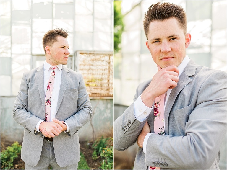 Formal session in Salt Lake City, Utah at Liberty Park | Utah Wedding Photographer