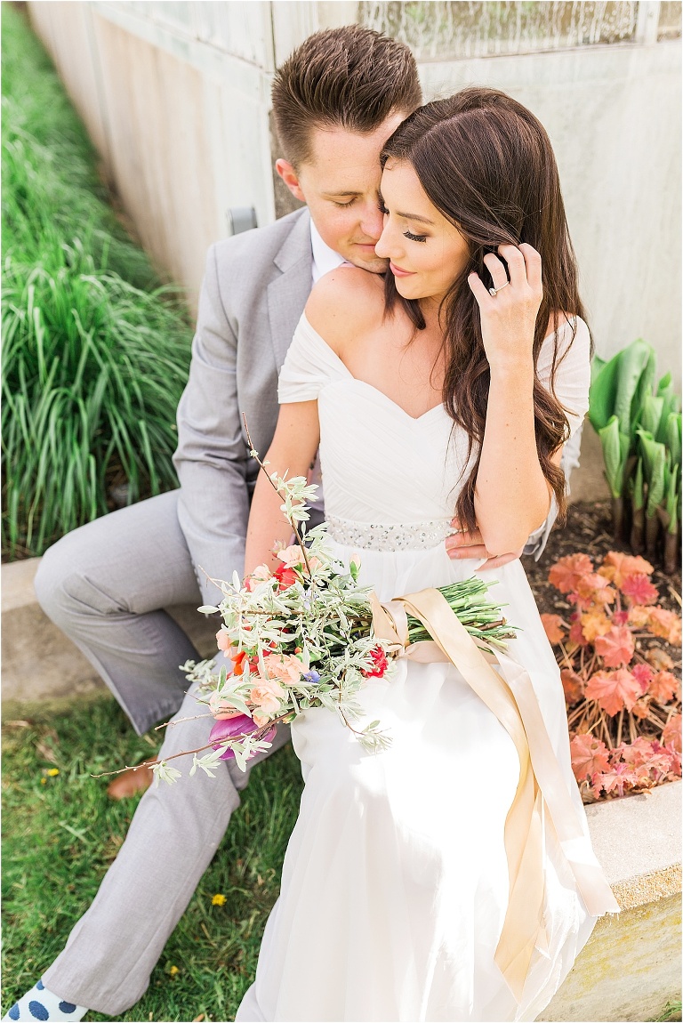 Formal session in Salt Lake City, Utah at Liberty Park | Utah Wedding Photographer
