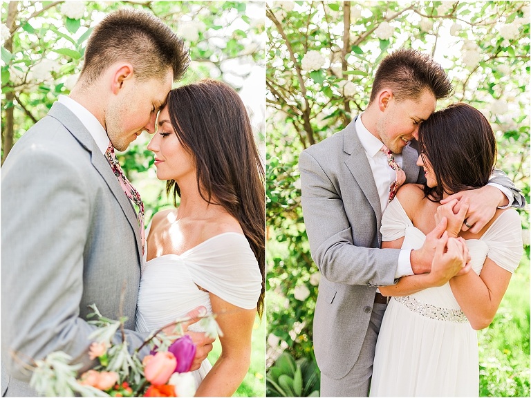 Formal session in Salt Lake City, Utah at Liberty Park | Utah Wedding Photographer