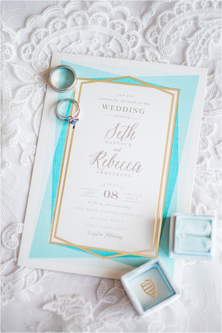 Eclectic, quirky, and classy wedding in downtown Salt Lake City and The Rose Establishment.