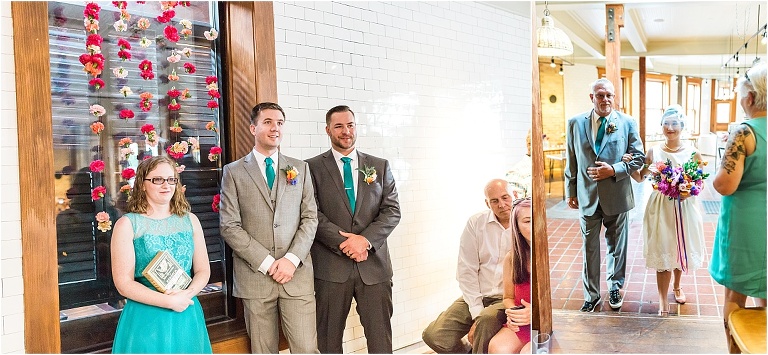 Eclectic, quirky, and classy wedding in downtown Salt Lake City and The Rose Establishment.