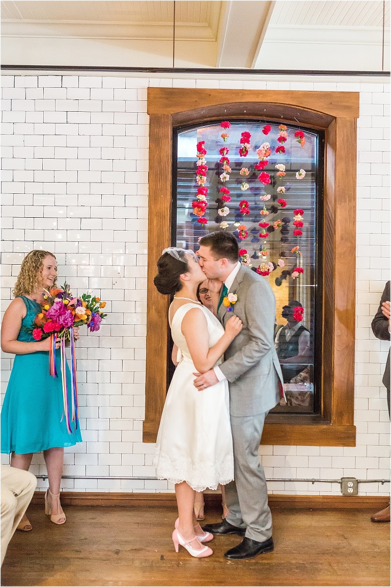 Eclectic, quirky, and classy wedding in downtown Salt Lake City and The Rose Establishment.