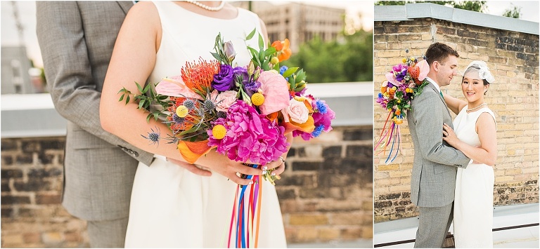 Eclectic, quirky, and classy wedding in downtown Salt Lake City and The Rose Establishment.