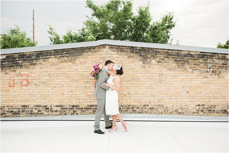 Eclectic, quirky, and classy wedding in downtown Salt Lake City and The Rose Establishment.