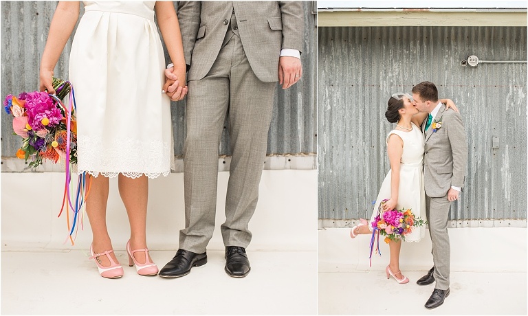 Eclectic, quirky, and classy wedding in downtown Salt Lake City and The Rose Establishment.