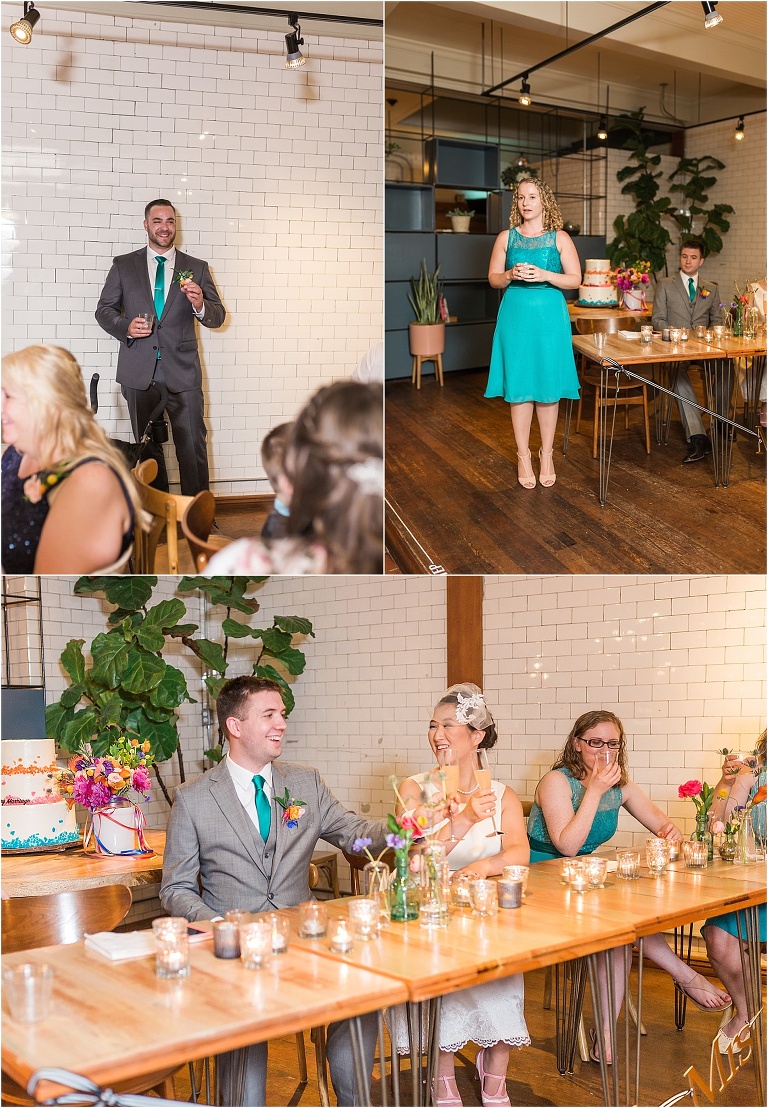 Eclectic, quirky, and classy wedding in downtown Salt Lake City and The Rose Establishment.