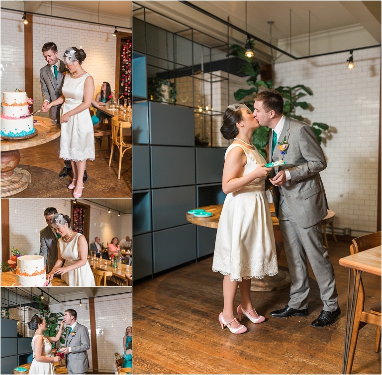 Eclectic, quirky, and classy wedding in downtown Salt Lake City and The Rose Establishment.