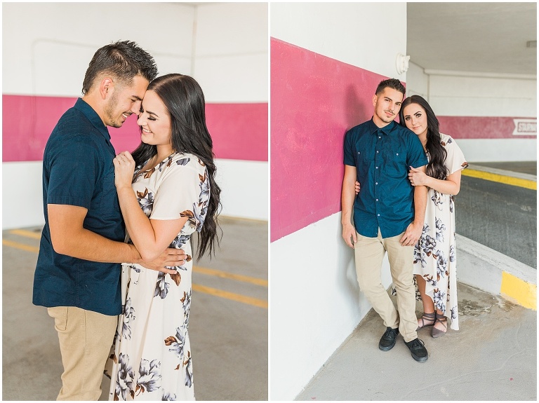 Downtown Salt Lake City, Randy's Record Shop Engagement Session | Utah Wedding Photographer