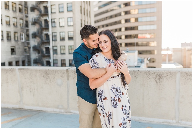 Downtown Salt Lake City, Randy's Record Shop Engagement Session | Utah Wedding Photographer