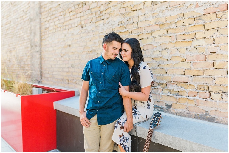 Downtown Salt Lake City, Randy's Record Shop Engagement Session | Utah Wedding Photographer