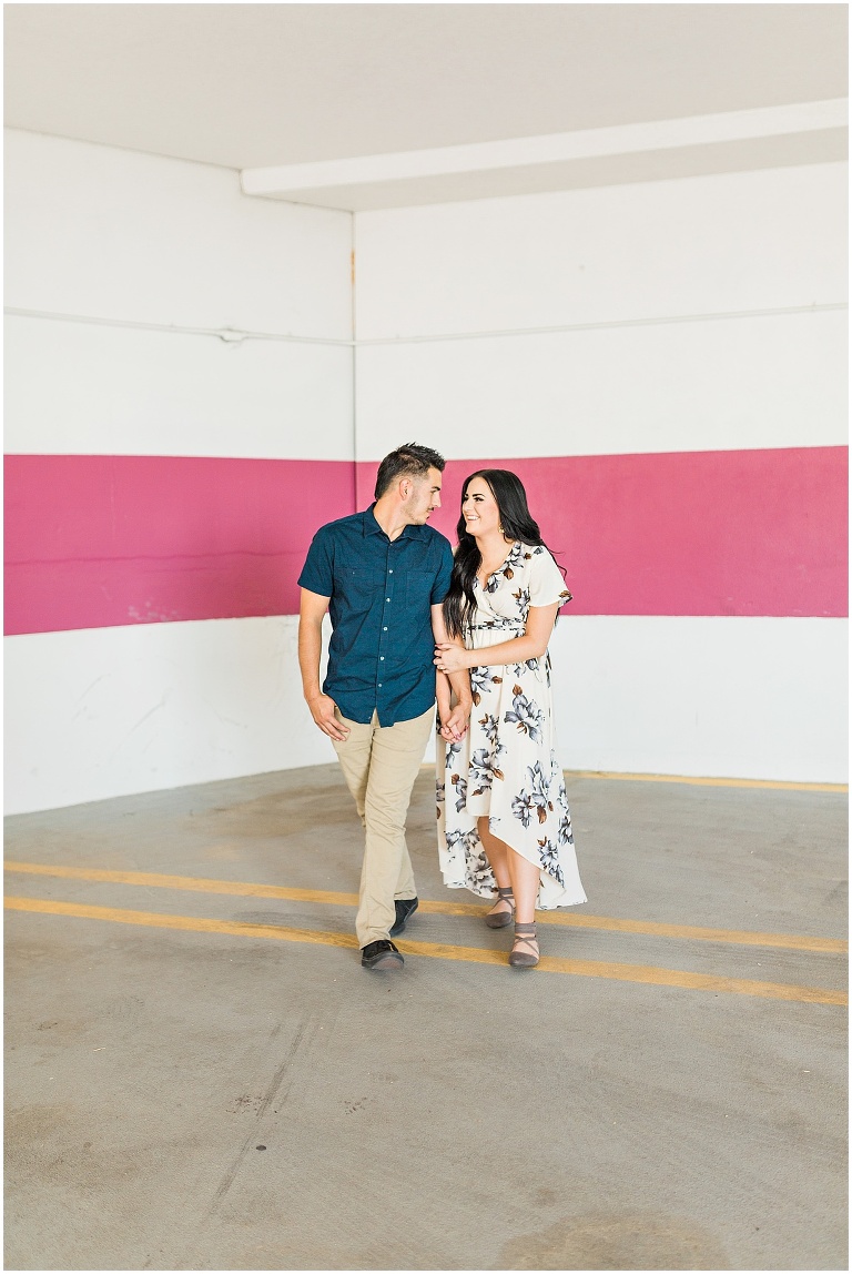 Downtown Salt Lake City, Randy's Record Shop Engagement Session | Utah Wedding Photographer