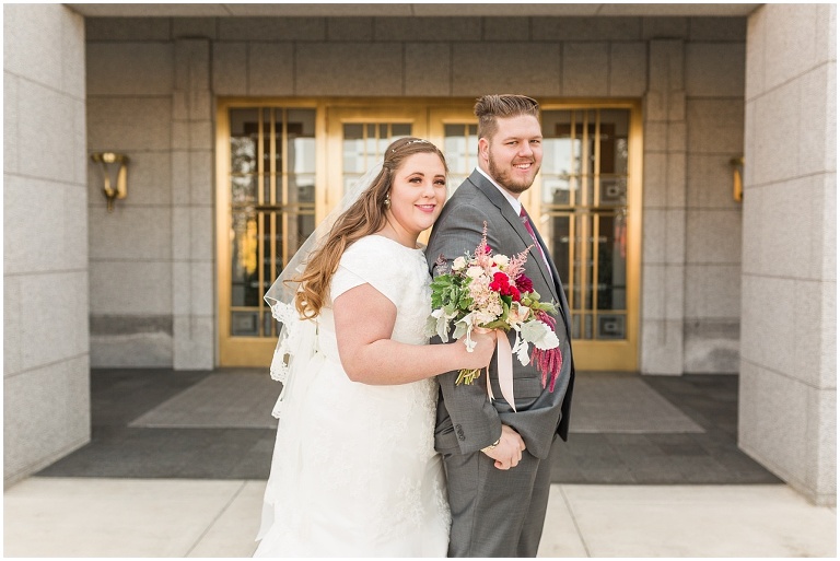 Draper LDS Temple Wedding | Ashley DeHart Photography