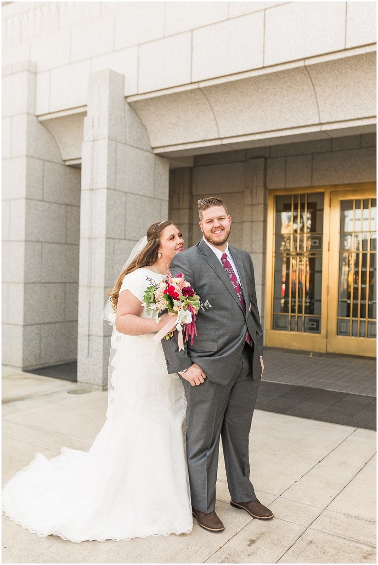 Draper LDS Temple Wedding | Ashley DeHart Photography