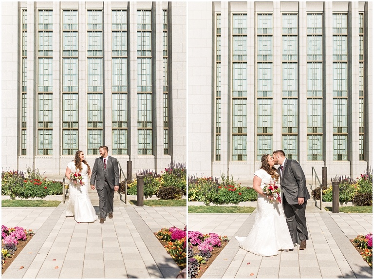 Draper LDS Temple Wedding | Ashley DeHart Photography