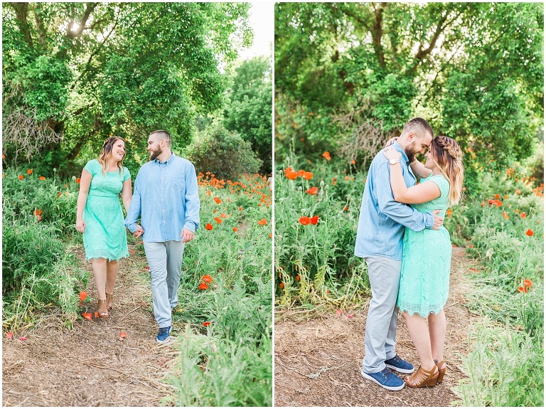 Mantua Utah Poppy Field Engagement Session | Ashley DeHart Photography
