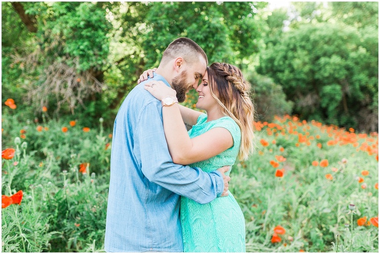 Mantua Utah Poppy Field Engagement Session | Ashley DeHart Photography