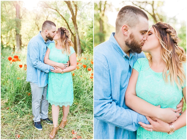 Mantua Utah Poppy Field Engagement Session | Ashley DeHart Photography