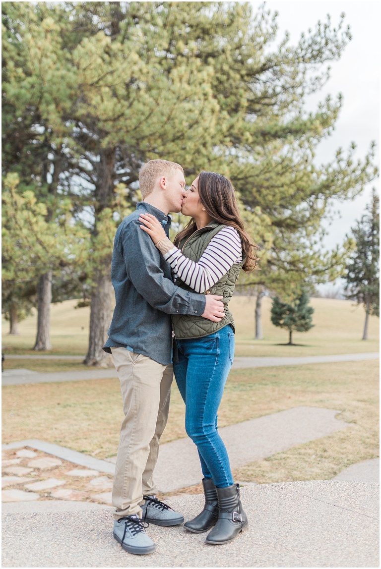 Publik Coffee and Liberty Park Salt Lake City Engagement Session
