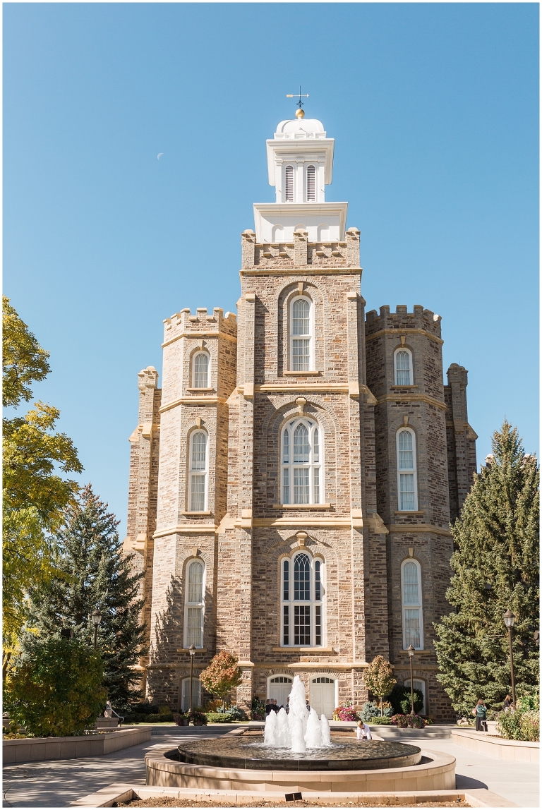 Logan Utah LDS Temple - Ashley DeHart - Utah Wedding Photographer