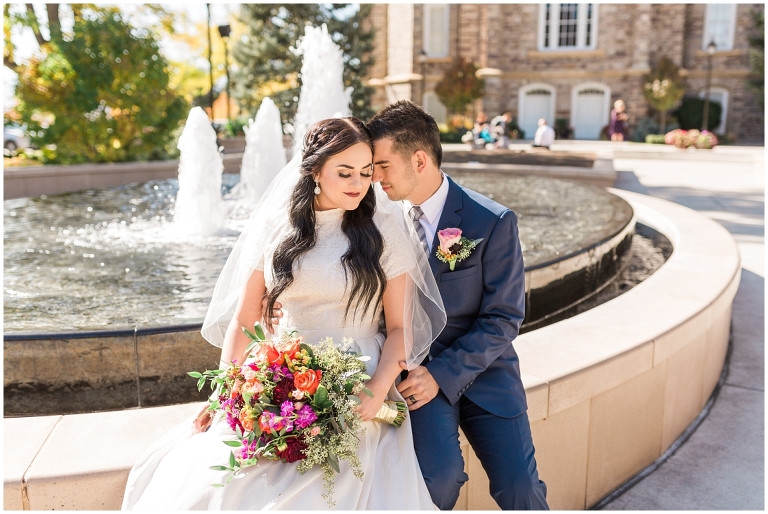 Logan Utah LDS Temple - Ashley DeHart - Utah Wedding Photographer