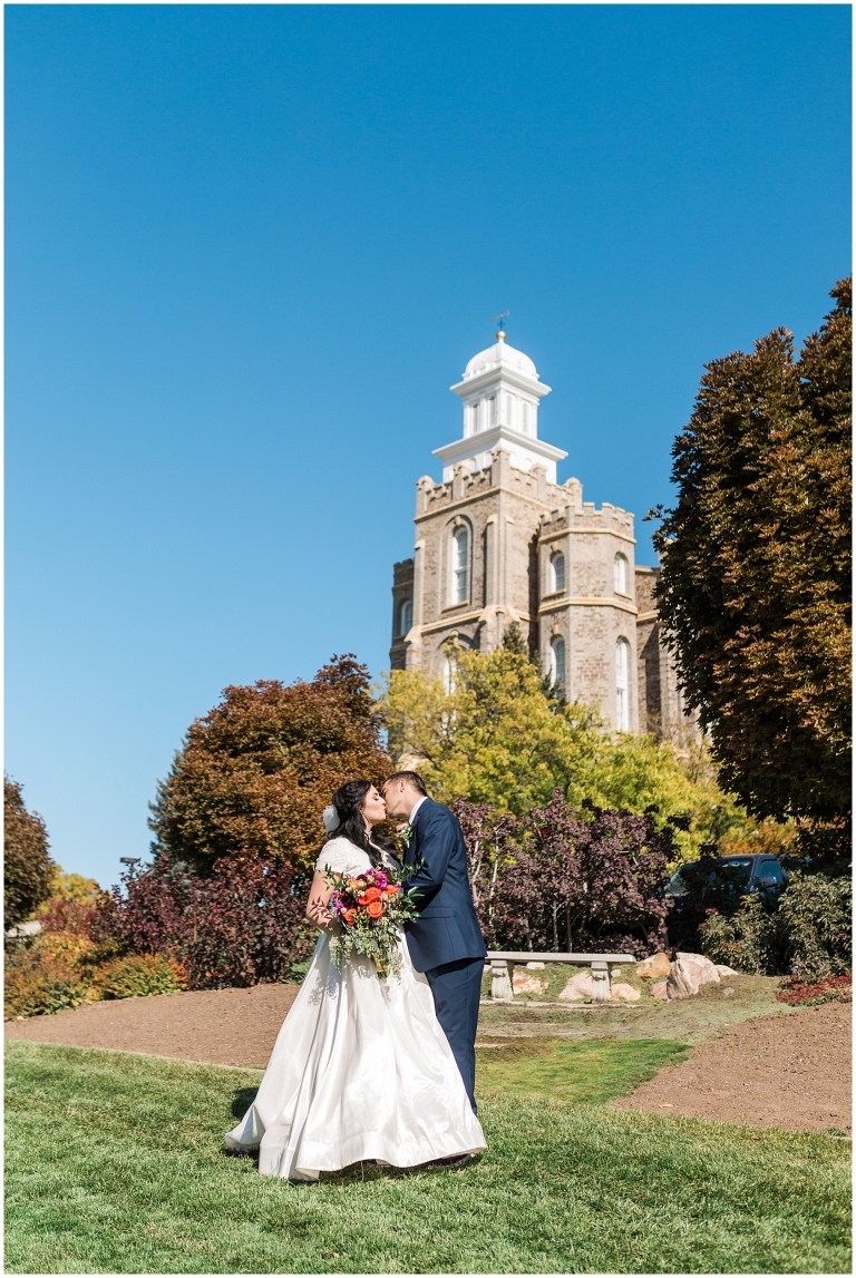 Logan Utah LDS Temple - Ashley DeHart - Utah Wedding Photographer