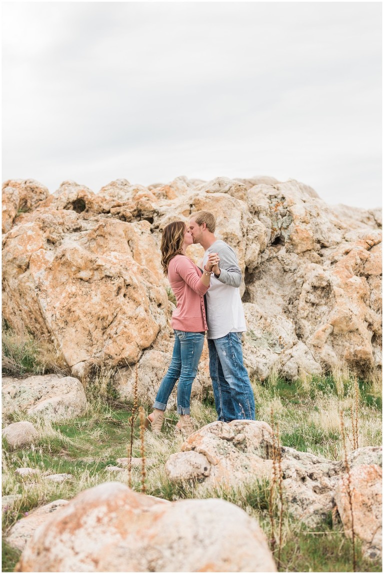 Antelope Island Engagement Pictures, Utah Wedding Photographer Ashley DeHart