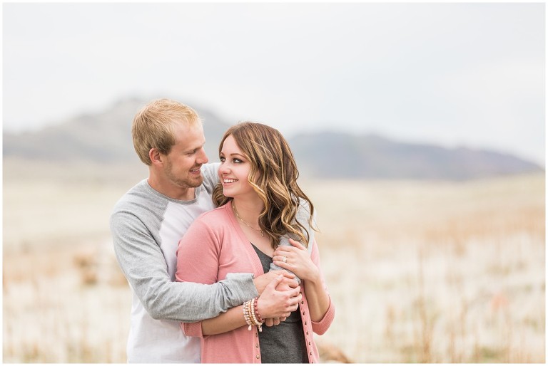 Antelope Island Engagement Pictures, Utah Wedding Photographer Ashley DeHart